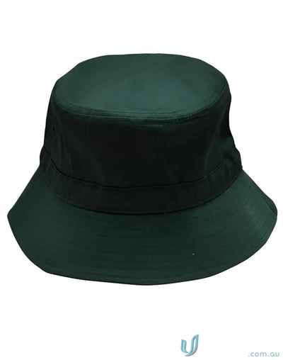 Winning Spirit H1034-1 Bucket Hat With Toggle in Bottle Green