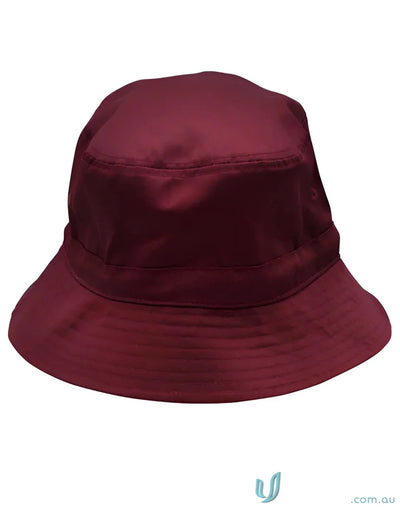 Winning Spirit H1034-1 Bucket Hat With Toggle in Maroon