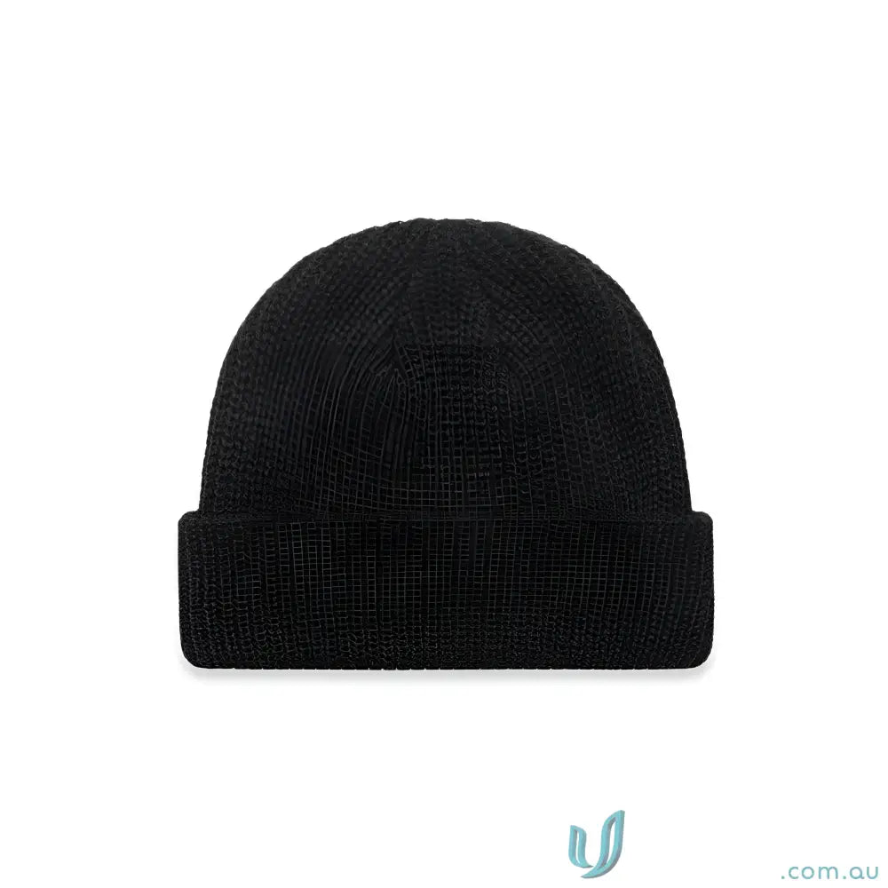 Acrylic Beanie 1120 Cable Beanie in Black