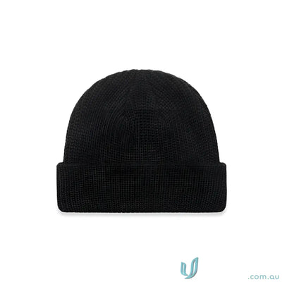 Acrylic Beanie 1120 Cable Beanie in Black