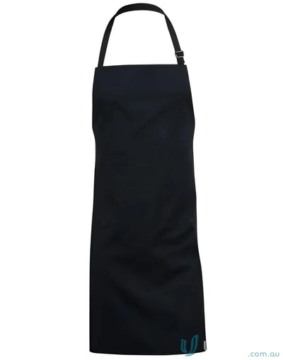 Winning Spirit AP03 Cafe Bib Apron in Black