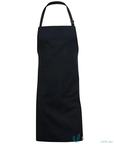 Winning Spirit AP03 Cafe Bib Apron in Black
