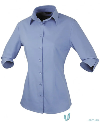 Stencil 2135Q Candidate Ladies 3/4 Sleeve Shirts in Navy