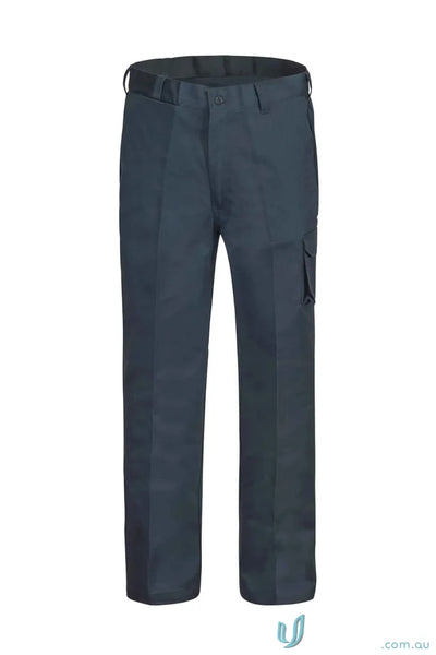 WorkCraft WP3077 Cargo Cotton Drill Trouser in Navy