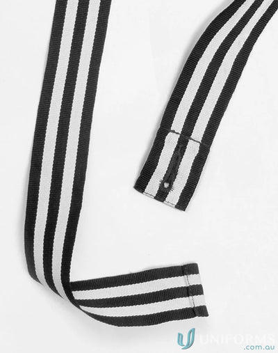 Winning Spirit AP11 Changeable Two Tone Apron Straps in Black/White