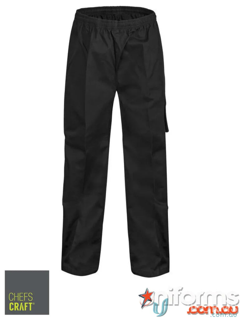WorkCraft CP055 Chef Drawstring Cargo Pant
