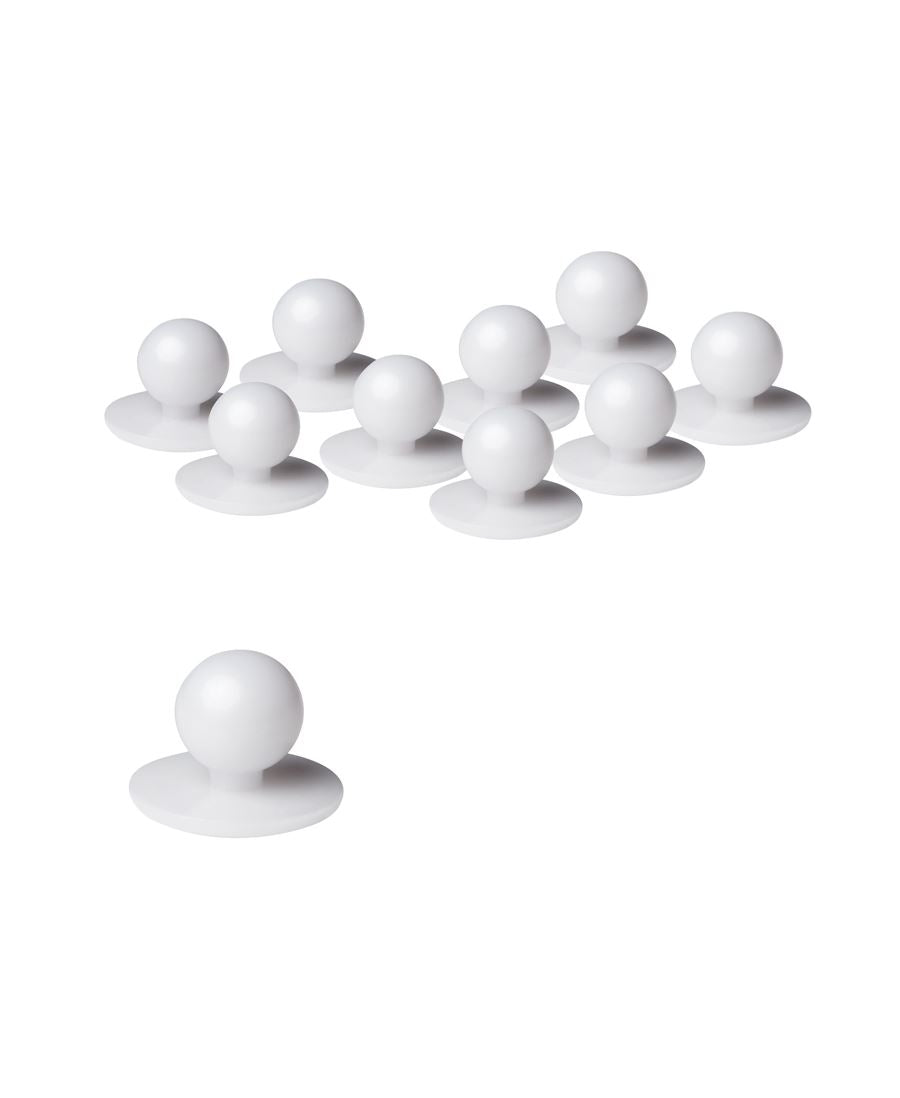 JBs 5BT CHEFS Button 100pcs in White