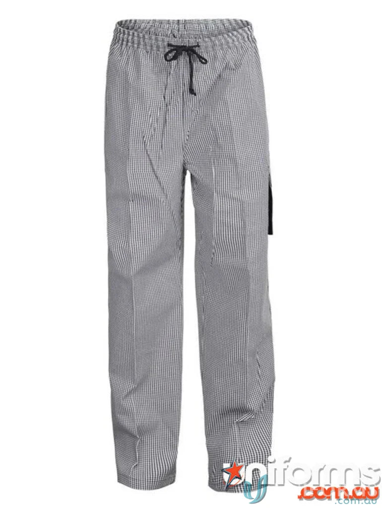 WorkCraft CP060 Chefs Check Cargo Pant