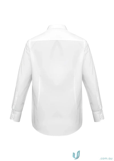White long-sleeved dress shirt from Chelsea LS Shirt with metro long sleeve style