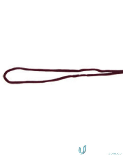 Maroon elastic loop on winning spirit chin strap with break-away clip for a perfect solution