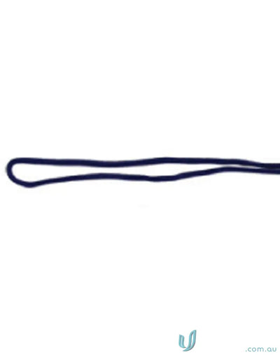 Dark blue elastic cord on winning spirit chin strap with break-away clip perfect solution