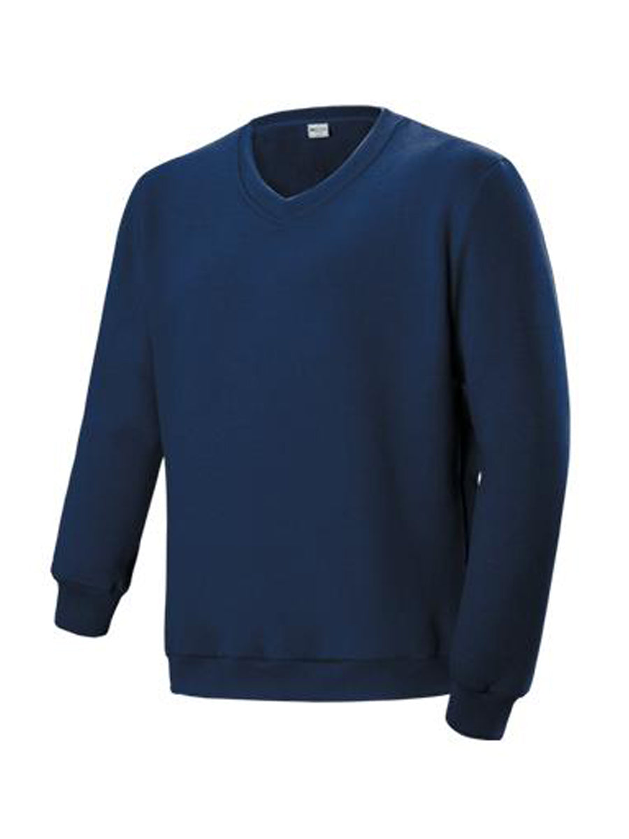 Bocini Unisex Adults V Neck Fleece Jumper CJ1617 - Navy