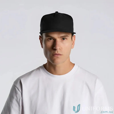 1158-NATURAL-OS 1158-BLACK-OS Class Linen Cap