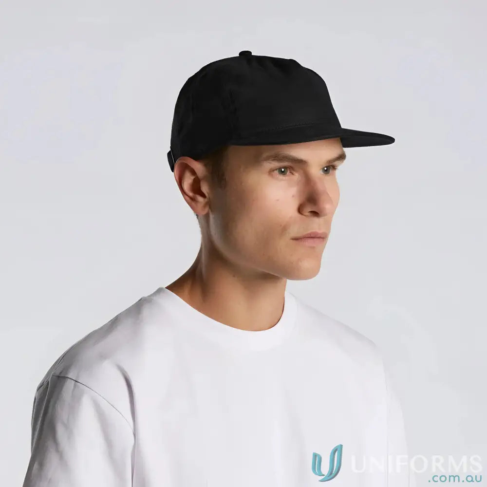 1158-NATURAL-OS 1158-BLACK-OS Class Linen Cap front product image