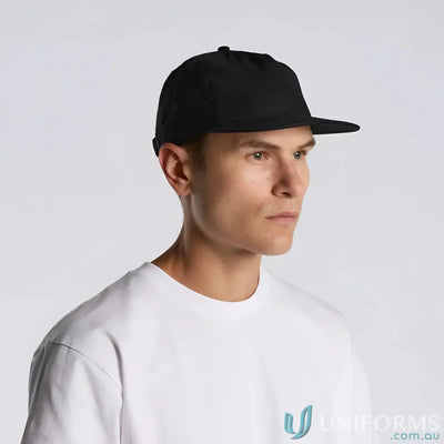 1158-NATURAL-OS 1158-BLACK-OS Class Linen Cap front product image