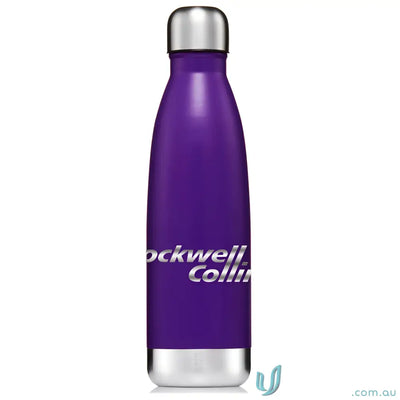 Purple metal water bottle in Classic 500ml stainless steel vacuum insulated design