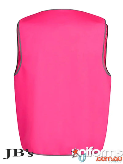 6HFV 6HFV-1 Coloured Tricot Vest in Red