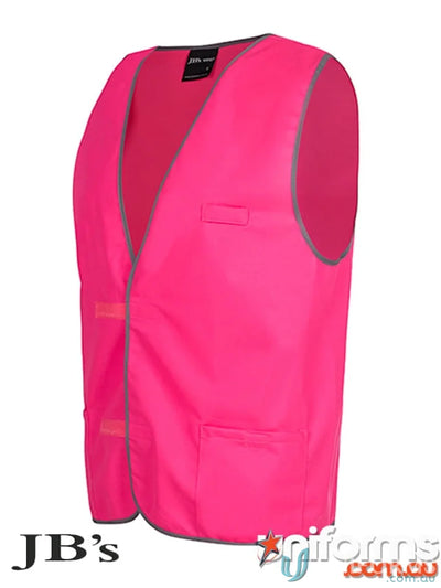 6HFV 6HFV-1 Coloured Tricot Vest in Red front product image