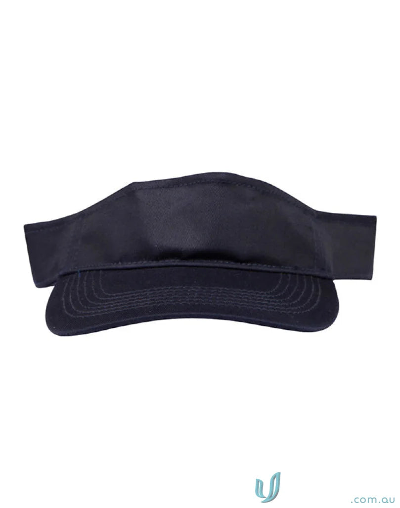 Navy blue Winning Spirit Contrast Sandwich Visor for a sporty look
