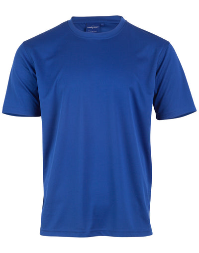 Ts23 cooldry solid royal blue short-sleeve crew neck t-shirt