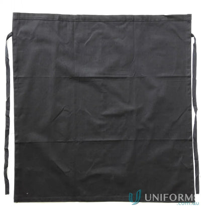 Bocini WA0395 Cotton Drill Continental Apron Without Pocket in Black
