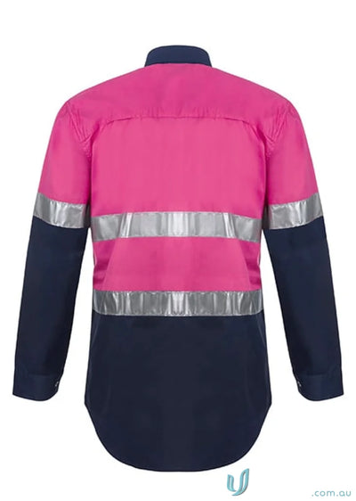 WorkCraft WS4132 Cotton L/S Shirt With CSR Tape