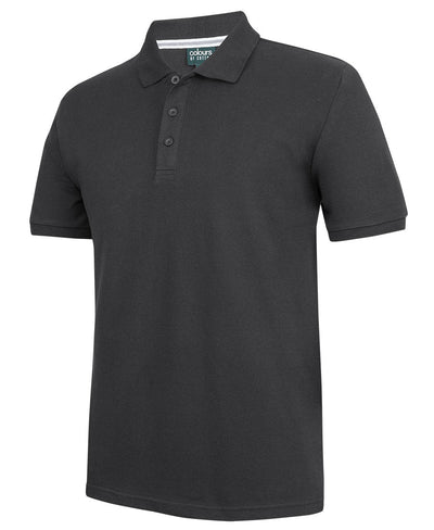 JBs S2MP Cotton Pique Polo in Black