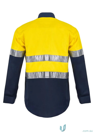 WorkCraft WS6030 Cotton Shirt With CSR Tape in yellow