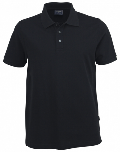 Stencil 7015 Cotton Traverse Polo in Black