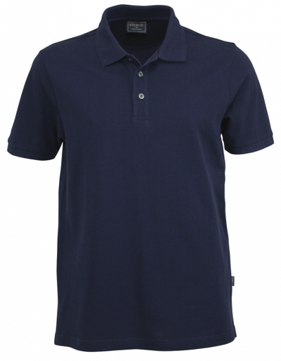 Stencil 7015 Cotton Traverse Polo in Navy