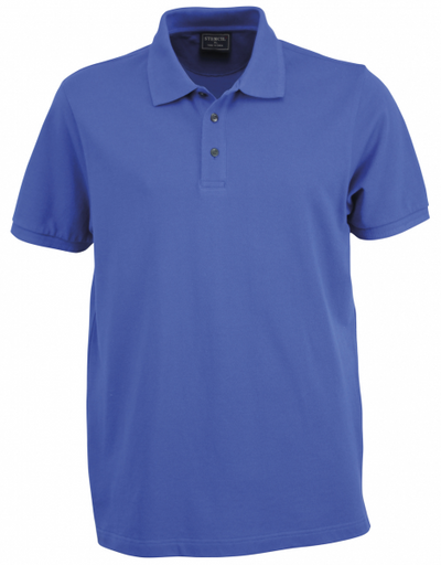 Stencil 7015 Cotton Traverse Polo in Mid Blue