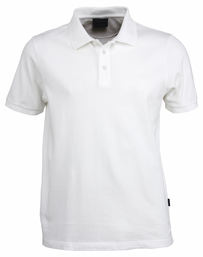 Stencil 7015 Cotton Traverse Polo in White