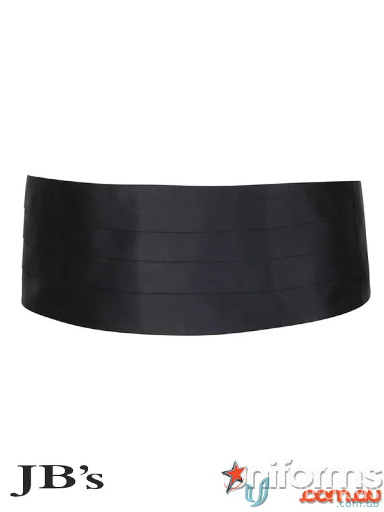 JBs 5WCB Cummberbund in Black front product image