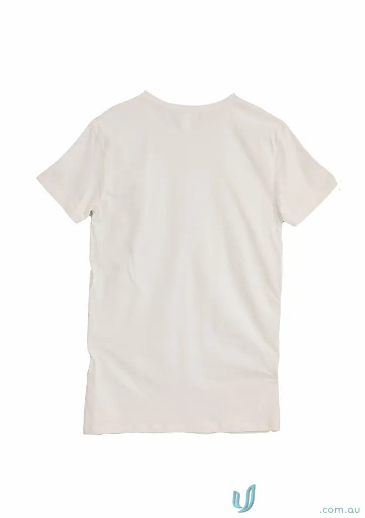 Plain white t-shirt from Cody Tall Tee collection, perfect for a tall tee look