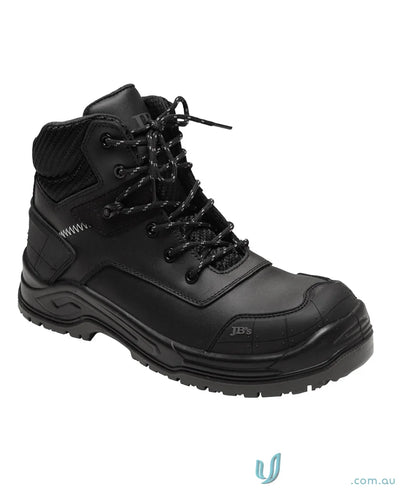 JBs 9G5 Cyborg Zip Safety Boot in Black