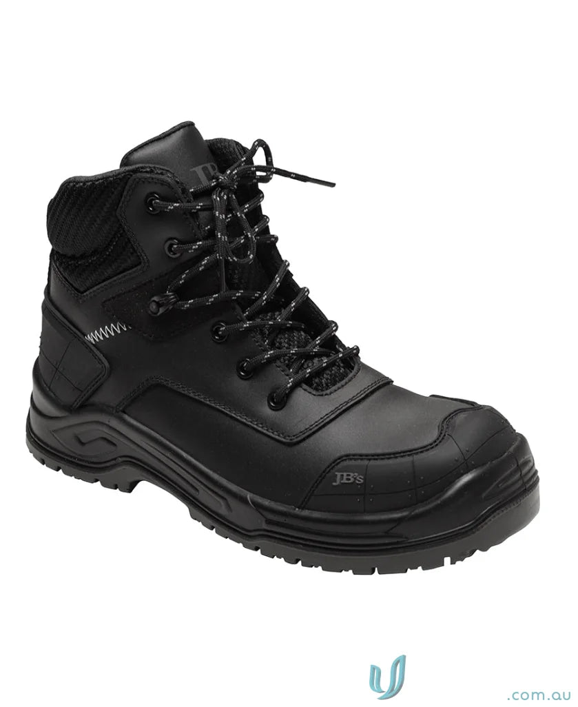 JBs 9G5 Cyborg Zip Safety Boot in Black