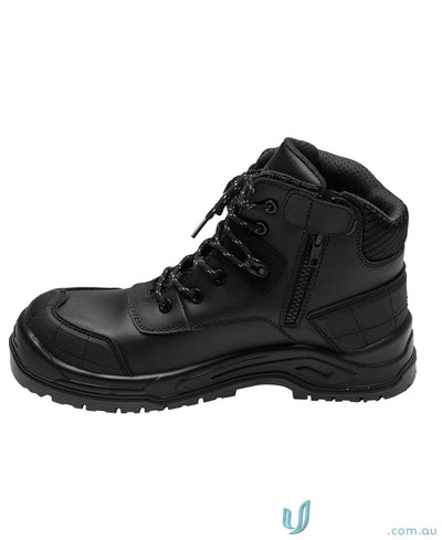 JBs 9G5 Cyborg Zip Safety Boot in Black