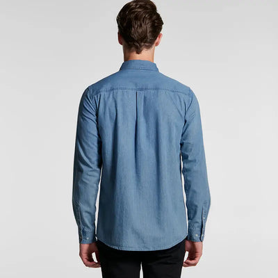 Mens Shirts 5409-Denim Denim Shirt