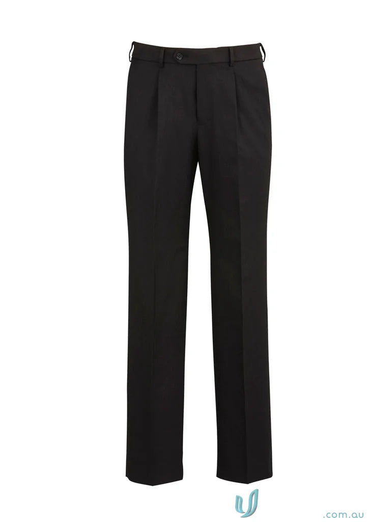 Black pleated Detroit Pant from Biz Collection Mens B S10110R for a sleek look