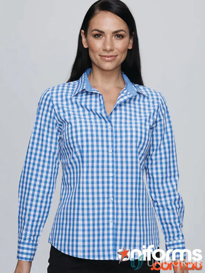 Aussie Pacific 2908L Devonport Ladies L/S Shirt front product image