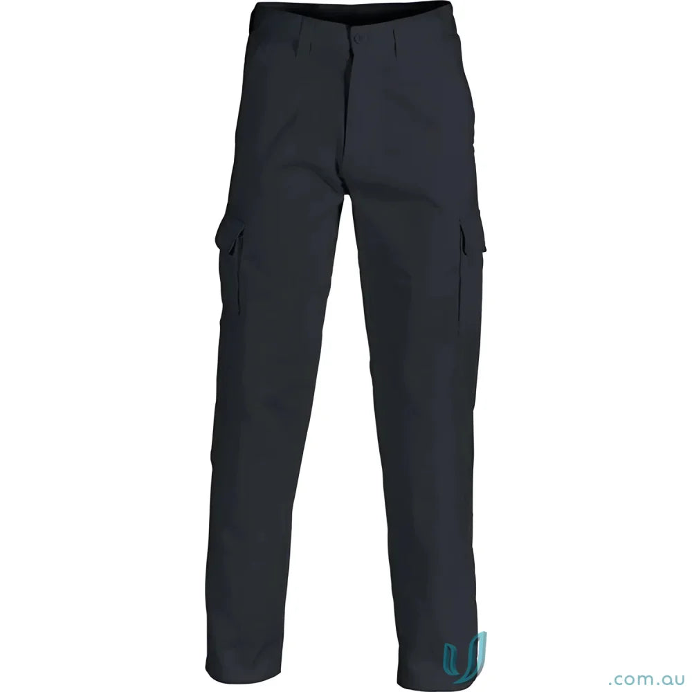 Dark blue DNC Cotton Drill Cargo Pants, stylish and durable drill cargo pants for men