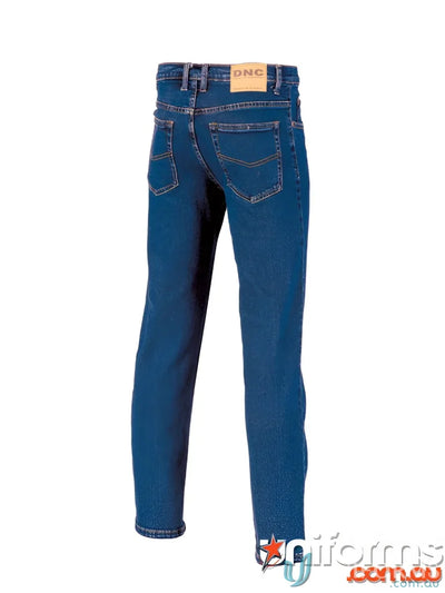 Blue denim stretch jeans from DNC for a comfy and stylish fit