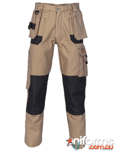 DNC Duratex Cotton Duck Weave Tradies Cargo Pants with multiple pockets and reinforced knees