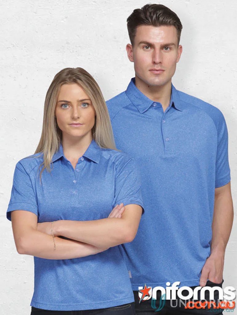 Gear For Life DGMLP Dri Gear Melange Polo front product image