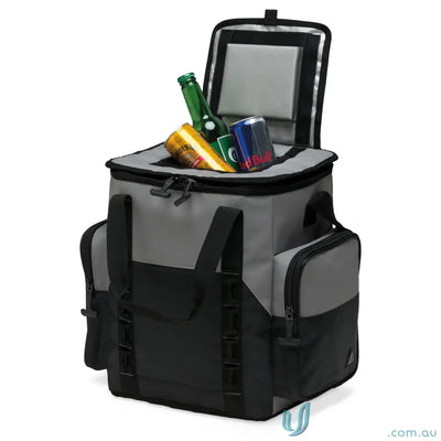 Australia IGDVC DryVault Insulated Grey/Black Polyester Cooler Bag for Outdoor Use