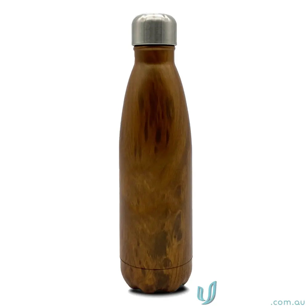 500ml Bottle S819W Ecograin 500ml Classic Bottle, Double-Walled Stainless Steel, Woodgrain Finish