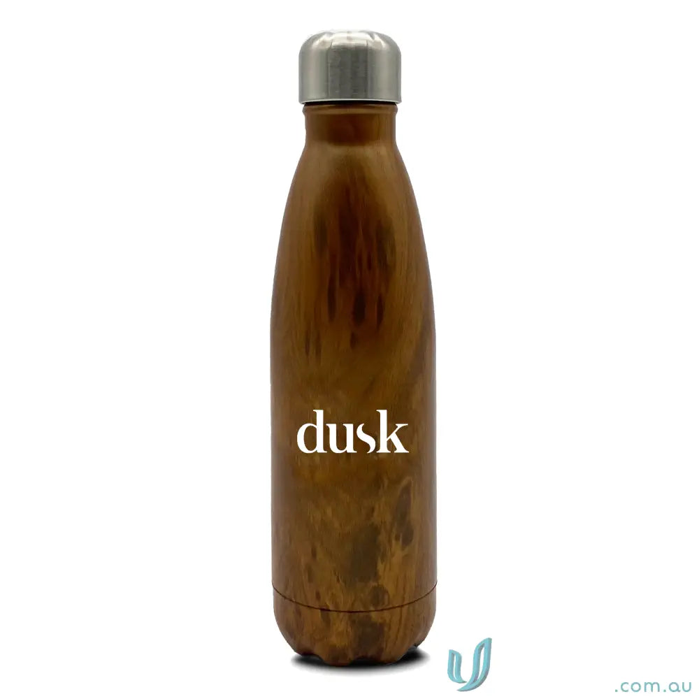 500ml Bottle S819W Ecograin 500ml Classic Bottle, Double-Walled Stainless Steel, Woodgrain Finish front product image