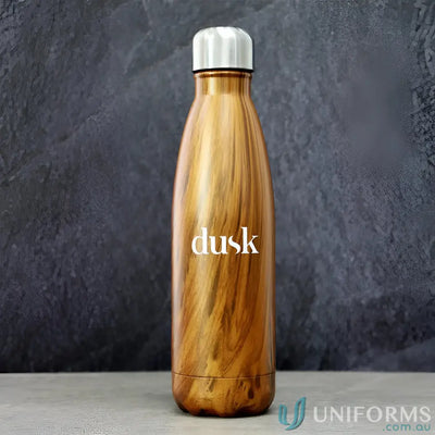 500ml Bottle S819W Ecograin 500ml Classic Bottle, Double-Walled Stainless Steel, Woodgrain Finish