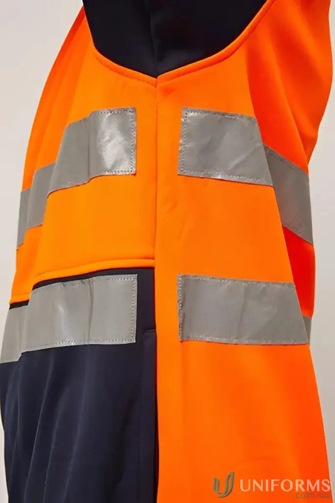 Eilbeck Cranes WT8013-OrangeNavy EILBECK Half Zip Taped Pullover