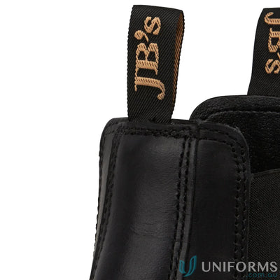 JBs 9E1-BLACK Elastic Sided Safety Boot BLACK